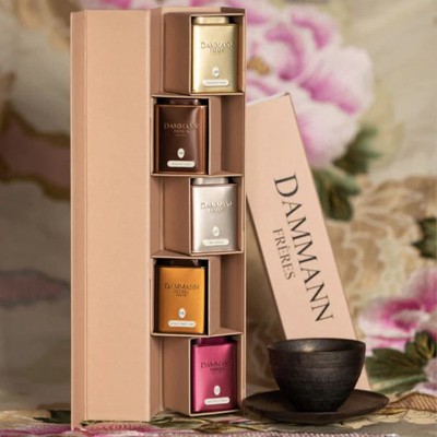 Cofanetto Regalo Coffret Iris Tè ed Infusi 5x30g Damman Domori [86968914]