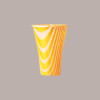 50 Pz Bicchiere Drink-Mix 500cc Arancio Bibita Granita Yogurt Alcas [7536015d]