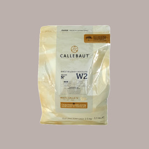 2,5 Kg Cioccolato Copertura Bianco W2 34-36 M.G. Callebaut [d770e887]