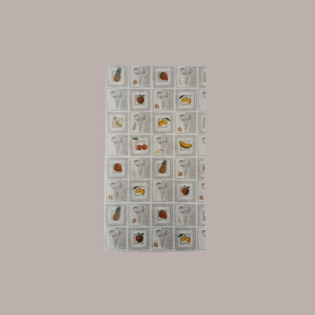 200 Pz Fogli di Carta Ripiegata in Box Fantasia Gelato Silver 40x60 [1f2d9a28]