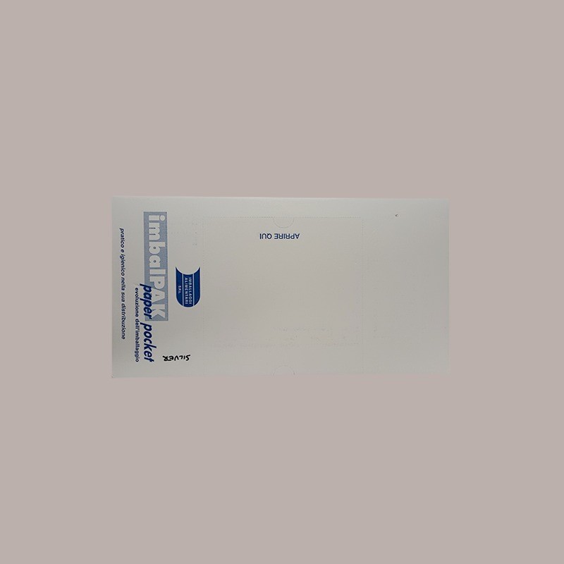 200 Pz Fogli di Carta Ripiegata in Box Fantasia Gelato Silver 40x60 [379f0b43]