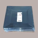 25 Pz Piatto Quadrato Spigolo Rigido Nero Black Plate PS 27x27H1,8 cm [5c1154b0]