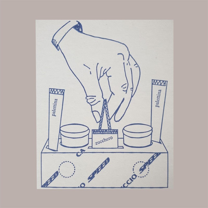 100 Pz Cestino Carta Avana 2 Fori per Caffè Asporto Coffee Speed [78726282]