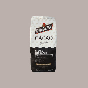 1 Kg Cacao Intense Deep Black 10-12 Nero Van Houten Callebaut [36c7e244]