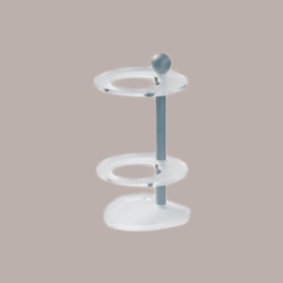 Porta Cannucce base satinato con colonna centrale [8f784732]
