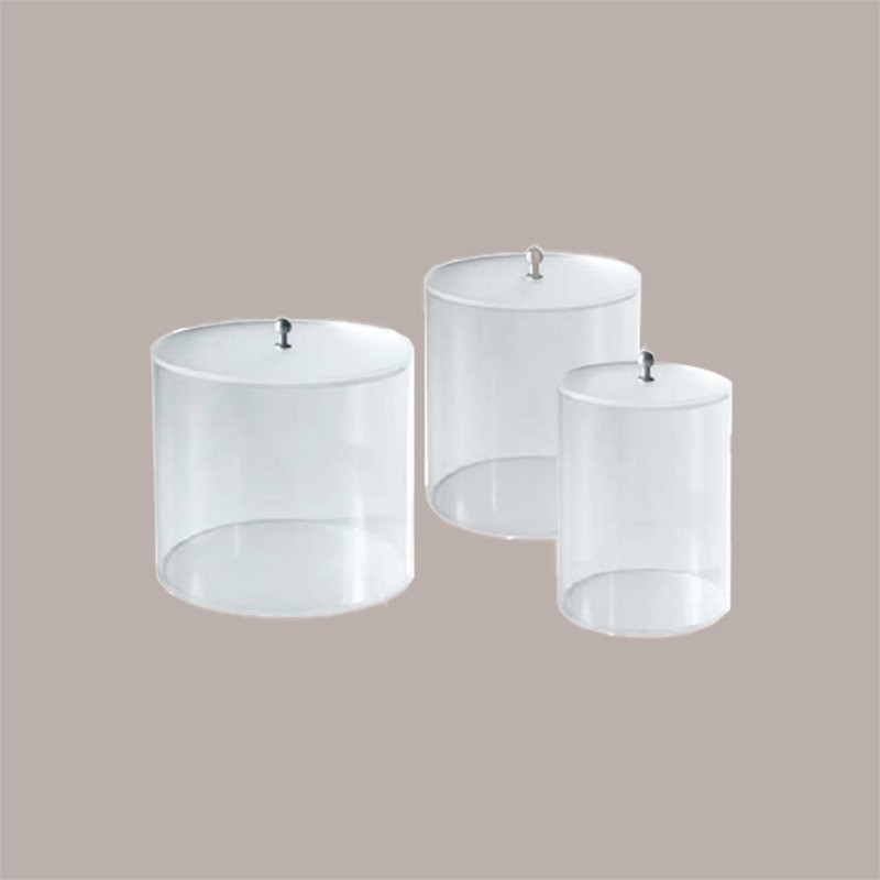 1 Espositore Porta Granelle in Plexiglass Base Nera con 6 Barattoli [76f57817]