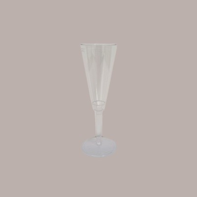 20 Pz Calice Champagne cc100 Trasparente completo di base [99043973]