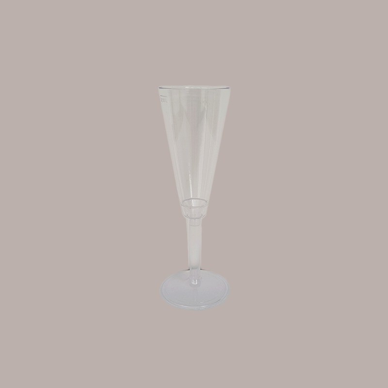 20 Pz Calice Champagne cc100 Trasparente completo di base [99043973]