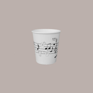 100 Pz Bicchiere Bibita Cartone Frappè Fantasia Black&White B/20 [7fba8c1a]