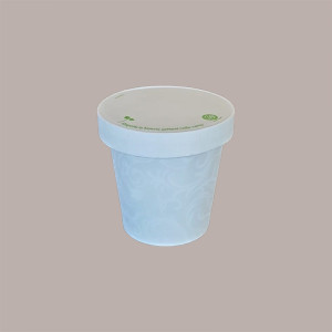 100 Bicchiere Termico Caffè 3oz Carta Bianca Damasco 80cc B05 [b5ef357e]