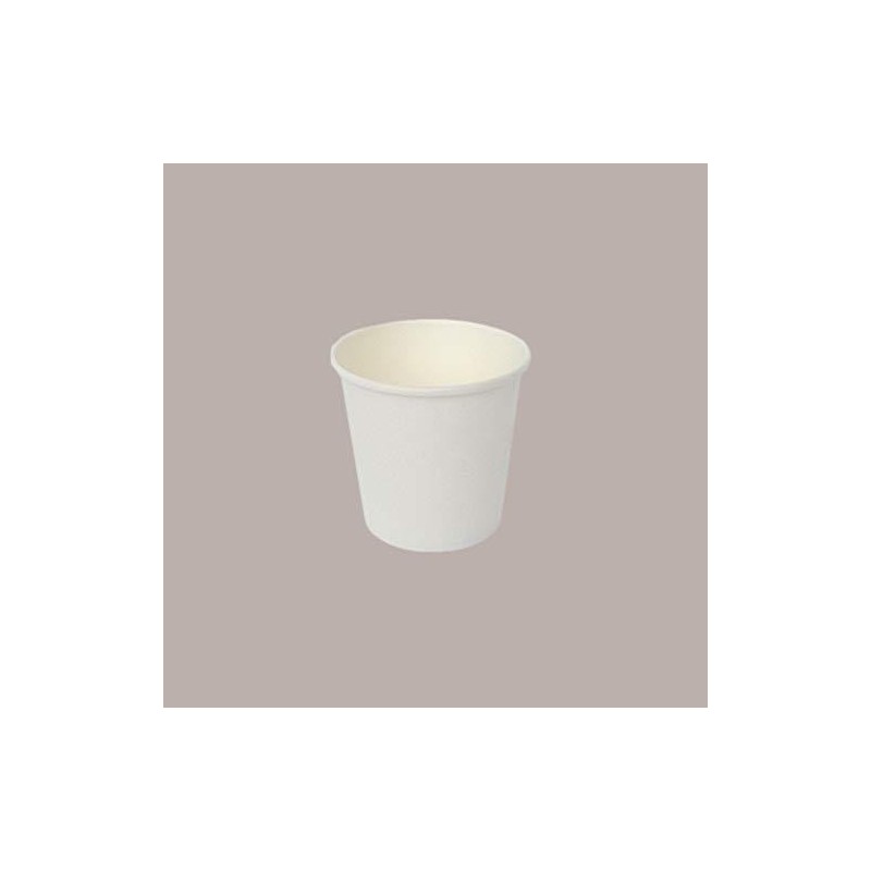 100 Bicchiere Termico Caffè 3oz Carta Bianca Damasco 80cc B05 [6999316d]
