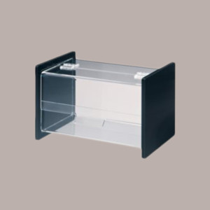 Porta Palette Gelato Plexiglas con laterali Colore Nero Spoon Cases [8c312a2f]