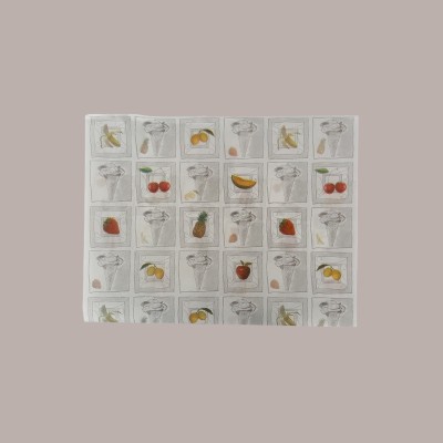 400 Pz Fogli Carta Ripiegati in Box Gelato 30x40 Fantasia Silver [3ecbb1f4]