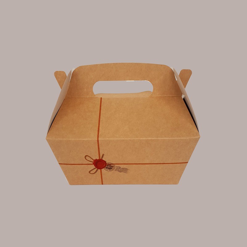 Cestino Carta Porta  Alimenti Piccolo Manico KID 165x110H90mm 50 pezzi [25100e6a]