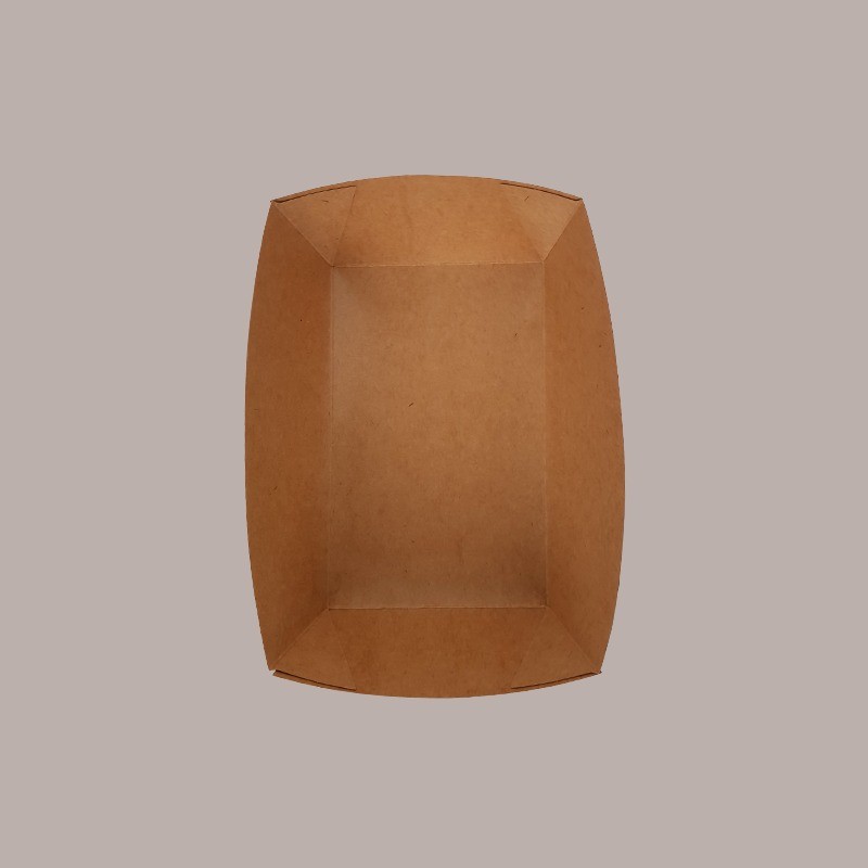 125 Vassoio Alto Carta per Alimenti Grande 210x140H50 Ceralacca [e15f6ea7]