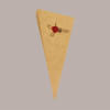 100 Pz Cono Carta Avana Porta Alimenti Fritti Piccolo 145H210mm [56fb64b6]