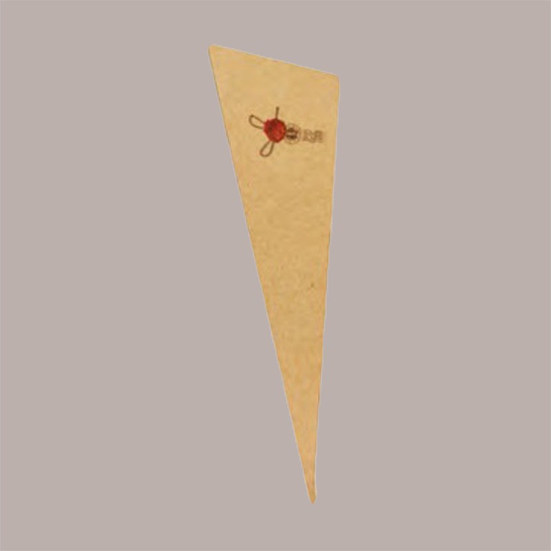 100 Pezzi Cono Carta Avana Medio Porta Alimenti Fritti 145H285mm [a596a8a5]