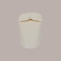 50 Pz Take Away Food Cup Box Carta Politenta Bianca 1000cc [4eccd6bc]
