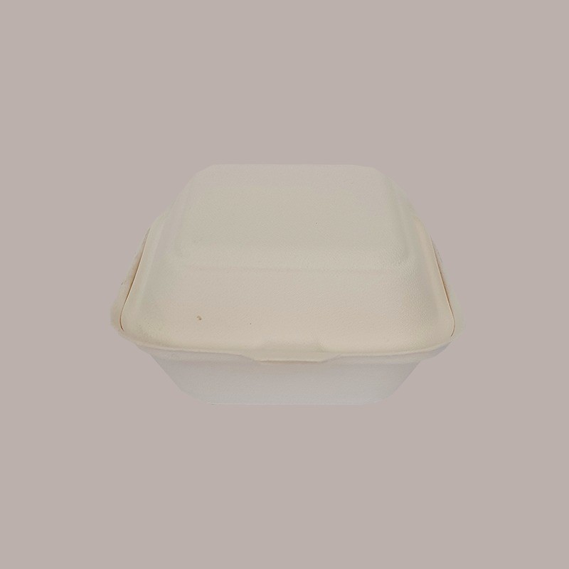 50 Pz Contenitore+Coperchio Porta Panino in Carta 145x141H75mm [0b9df22e]