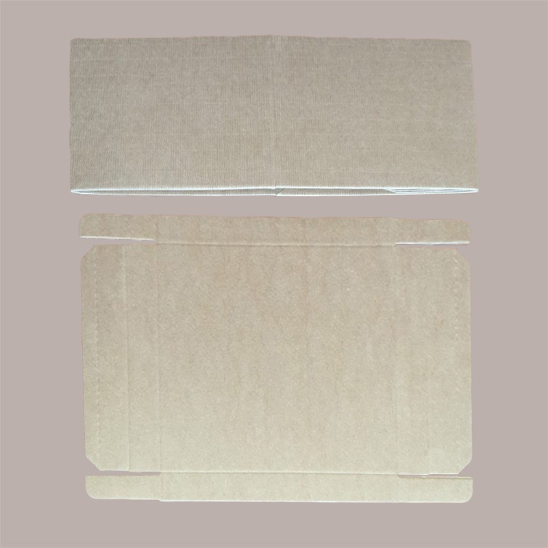 5 Pz Scatola Baule+Coperchio Carta Onda Avana 250x250H300 mm [872dc439]