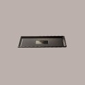 10 Pz Vassoio Rettangolare Medoro Oro Plastica Rigido 15x35 Alcas [414cc1df]