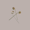 100  Pezzi Ricciolo Spiedino cm 12 Natural Bamboo Legno [9927bf53]