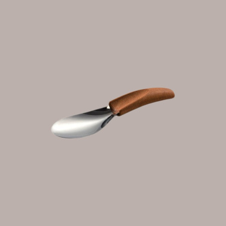 Spatola Gelato Acciaio con Manico Ergonomico Effetto Legno cm27 [ce09d324]