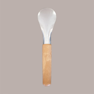 Spatola Gelato Acciaio con Manico Ergonomico Effetto Legno cm27 [06307fa4]