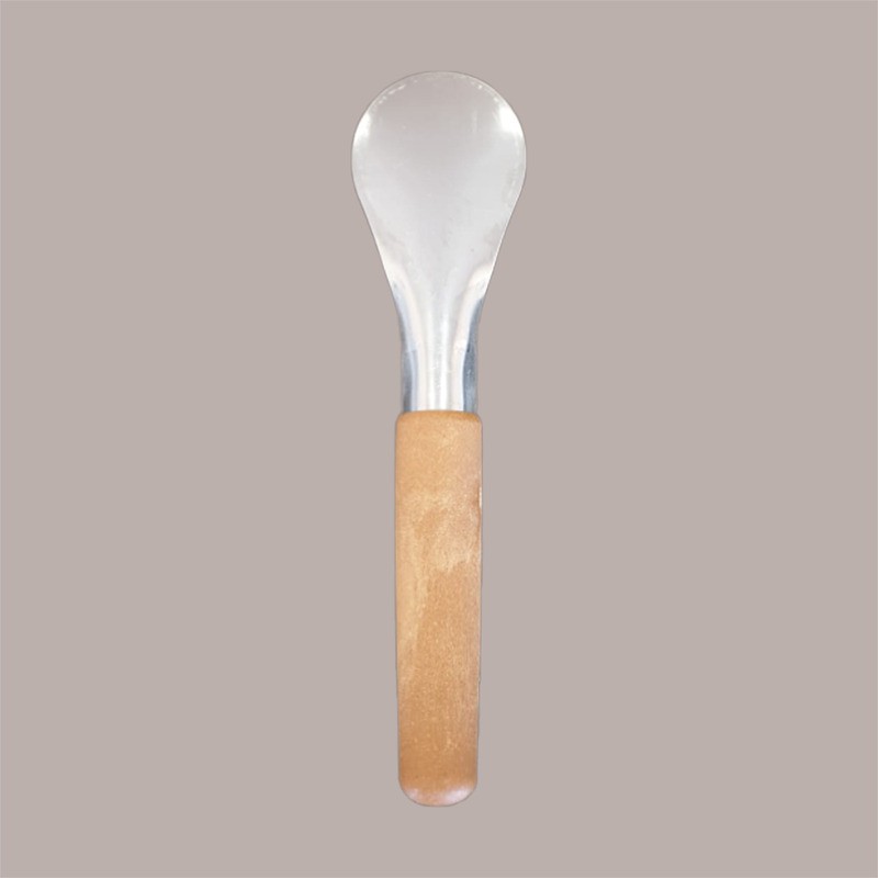 Spatola Gelato Acciaio con Manico Ergonomico Effetto Legno cm27 [06307fa4]