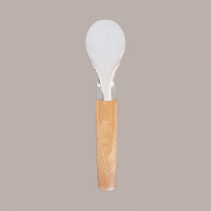 Spatola Gelato Acciaio con Manico Ergonomico Effetto Legno cm27 [b12dbea0]