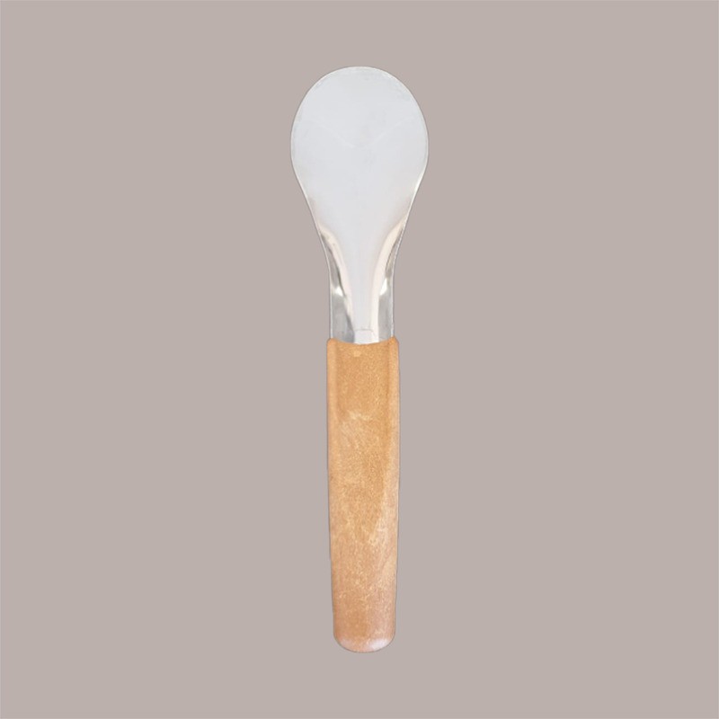 Spatola Gelato Acciaio con Manico Ergonomico Effetto Legno cm27 [b12dbea0]