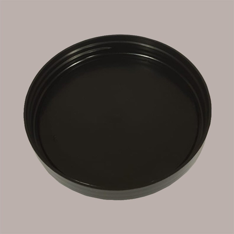 10 Pz Coperchio Tappo a Vite Nero Lucido dm100mm  Vaso 1000 Ml [8a12fd60]
