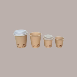 50 Pz Bicchiere Carta Caffè Termico Biodegradabile 4oz BHF10 [db1ee75c]