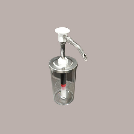 Distributore Dosatore Salse Plexiglass 1650 ml con beccuccio [eb18378e]