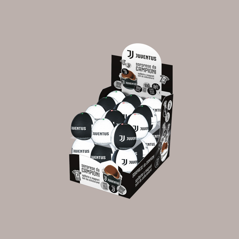Juventus Ovetto Cioccolato al Latte 20g con Sorpresa Dolfin Espositore da 24 pezzi [267b39bd]