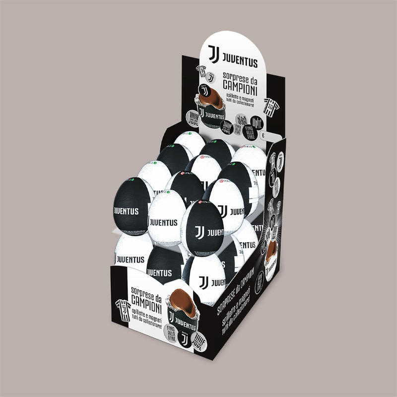 Juventus Ovetto Cioccolato al Latte 20g con Sorpresa Dolfin Espositore da 24 pezzi [647e8bfc]