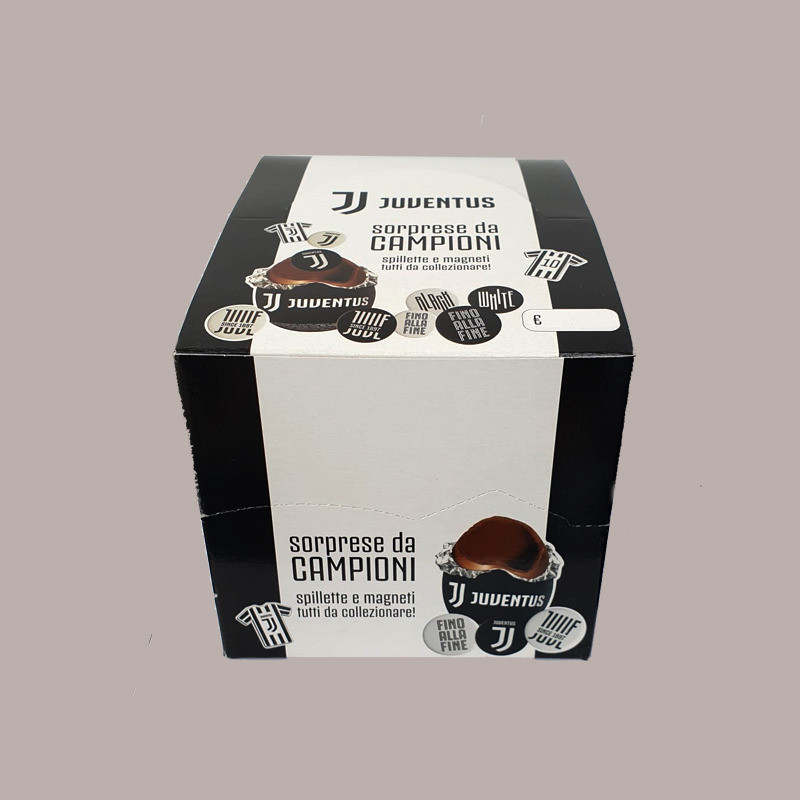 Juventus Ovetto Cioccolato al Latte 20g con Sorpresa Dolfin Espositore da 24 pezzi [ac0138f6]