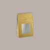 10 Pz Astuccio Sacchetto Carta Pelle Oro Finestra 170x170H235 [3f8b5e8f]