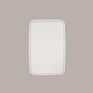 50 Pz Coperchio in Carta Polpa per Vaschetta Polpa 203x136mm [589e55df]