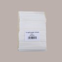 250 Pz Cannuccia Carta BIO Bianca Corta Dritta Dm7mm H150mm [75259a55]