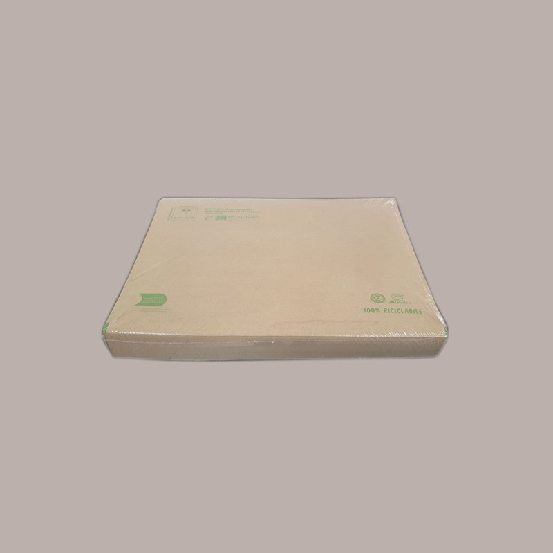 500 Pz Tovaglietta Ecologica Avana 33x44 gr70 100% Riciclabile [e830e183]