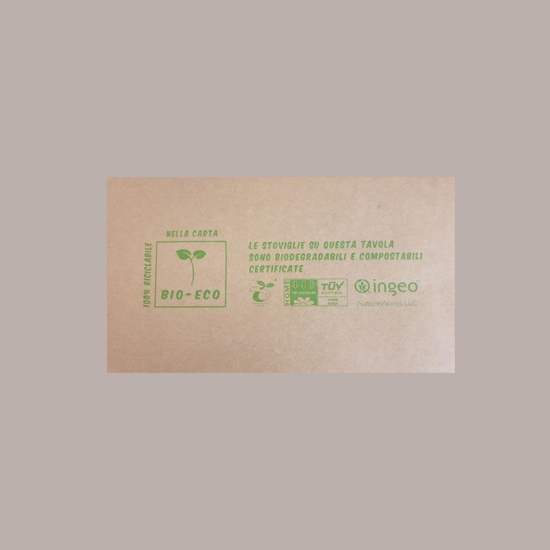 500 Pz Tovaglietta Ecologica Avana 33x44 gr70 100% Riciclabile [3116a28e]