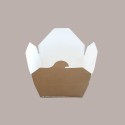 40 Pz Box Food Carta Alimenti Piccolo Asporto Avana 110x90H65 [dc741e7f]