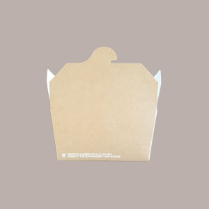 40 Pz Box Food Carta Alimenti Piccolo Asporto Avana 110x90H65 [323450d5]