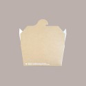 40 Pz Box Food Carta Alimenti Piccolo Asporto Avana 110x90H65 [323450d5]