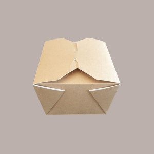 40 Pz Box Food Carta Alimenti Piccolo Asporto Avana 110x90H65 [6e399865]