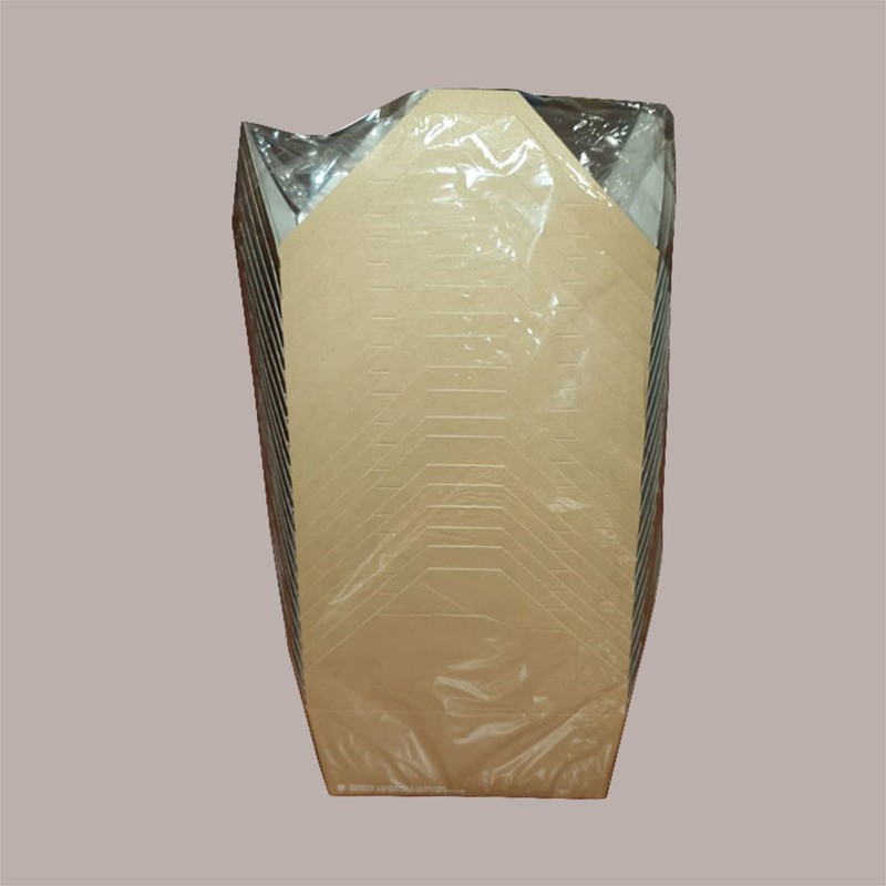 60 Pz Box Carta Alimenti Medio Asporto Foodbox Avana 152x120H65 [246b842f]