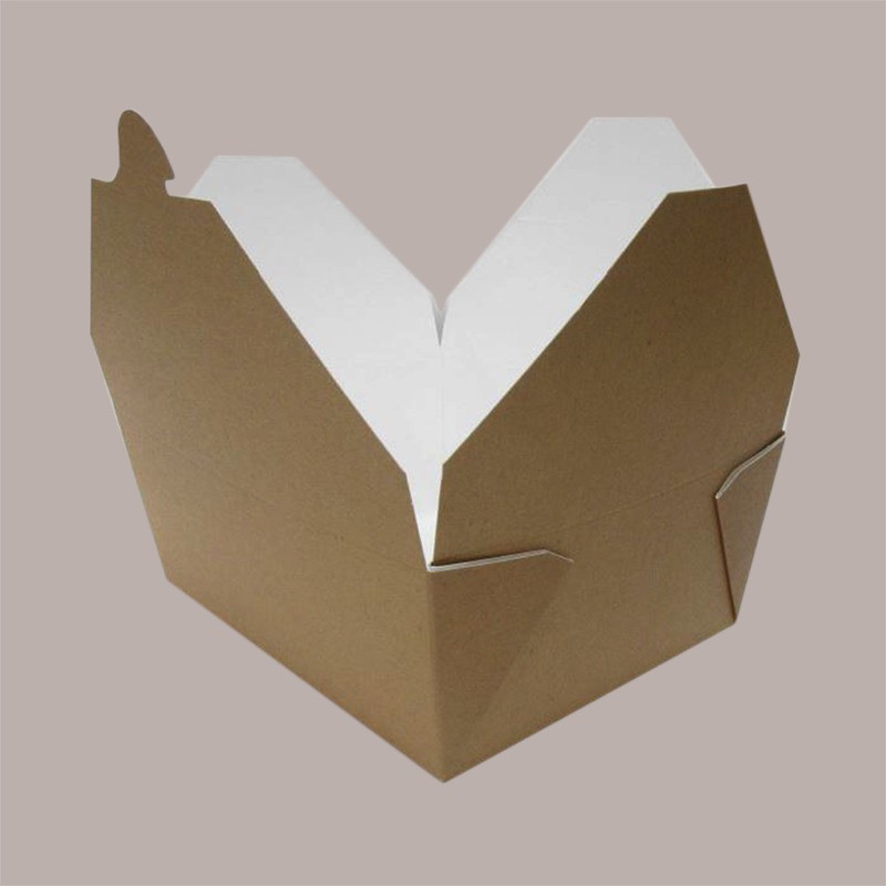 60 Pz Box Carta Alimenti Medio Asporto Foodbox Avana 152x120H65 [fd4dc722]