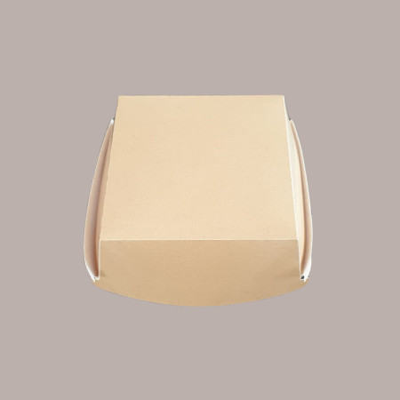 100 Pz Porta Panino Hamburger Medio Bio Compost 120x120H70 [fbebd46b]