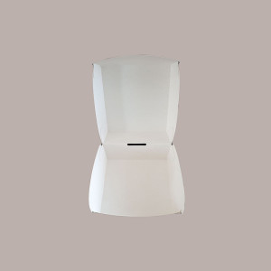 100 Pz Porta Panino Hamburger Medio Bio Compost 120x120H70 [95d05662]